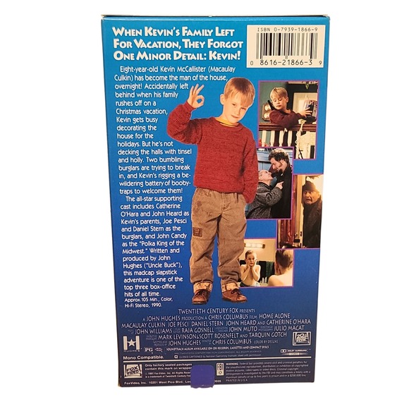 Home Alone VHS Tape John Hughes Macaulay Culkin Movie Comedy Vintage - Picture 4 of 4